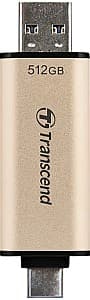 Stick memorie usb Transcend 512GB JetFlash 930C Gold