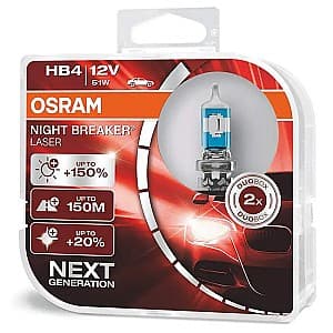 Автомобильная лампа Osram HB4 Night BREAKER  LASER NEXT Generation  2шт