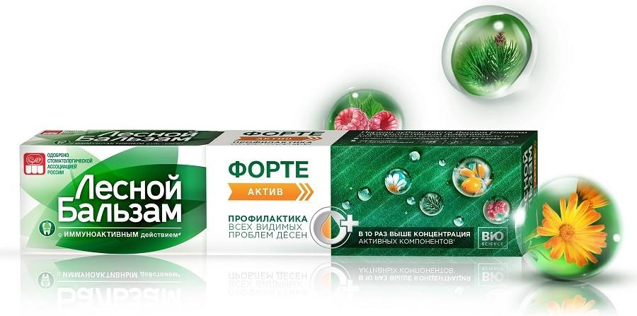 Зубная паста Лесной Бальзам Forte Active (4600702094213)