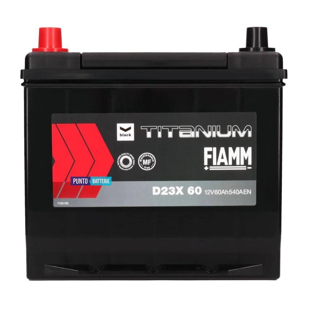 Аккумулятор Fiamm Black Japan D23X 540A 60AH L+ (7905181)
