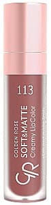 Ruj de buze Golden Rose Soft Matte Creamy Lipcolor 113 (8691190763138)