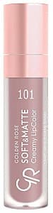 Ruj de buze Golden Rose Soft Matte Creamy Lipcolor 101 (8691190763015)