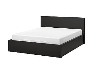 Pat IKEA Malm 160х200 Negru-Maro