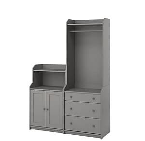 Прихожая IKEA Hauga gray