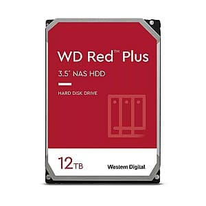 Жесткий диск WESTERN DIGITAL 3.5" HDD 12.0TB-SATA-256MB Red Plus NAS (WD120EFBX)