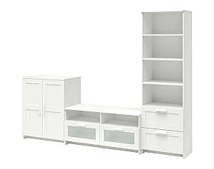 Living IKEA Brimnes 258x41x190 Alb