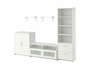 Living IKEA Brimnes/Bergshult 258x41x190 Alb