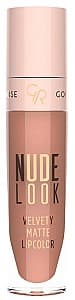 Ruj de buze Golden Rose Nude Look Velvety Matte Lipcolor 01 (8691190967444)