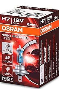 Lampă auto Osram H7 64210 NIGHT BREAKER LASER + 150% NL