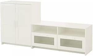 Стенка IKEA Brimnes 200x41x95 Белый