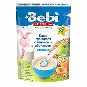 Terci pentru copii Bebi Premium hrisca cu mere si caise