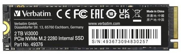SSD Verbatim Vi3000 2TB