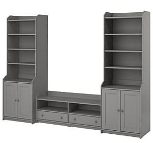 Стенка IKEA Hauga 277x46x199 Серый