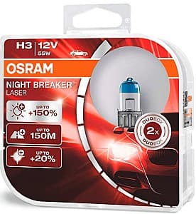 Автомобильная лампа Osram 64151 NL +150% H3 12V 55W