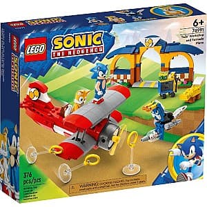Constructor LEGO Sonic 76991 Tails' Workshop and Tornado Plane