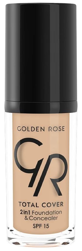 Тональный крем Golden Rose Total Cover 2in1 Foundation & Concealer 05 (8691190963651)