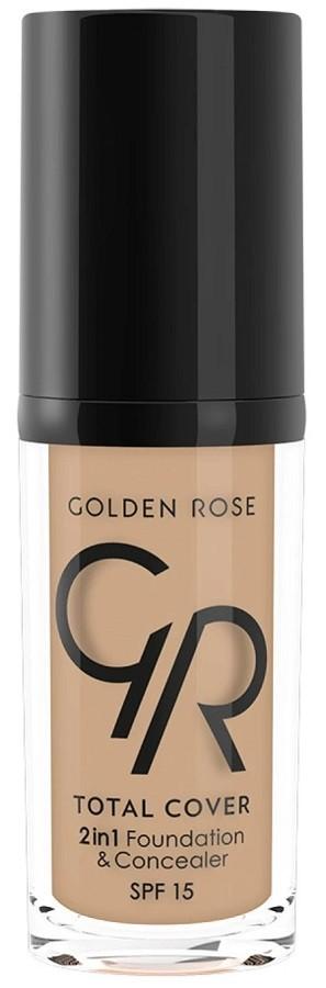 Тональный крем Golden Rose Total Cover 2in1 Foundation & Concealer 06 (8691190963668)