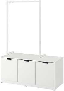 Antreu IKEA Nordli 3 sertare 160x169 Alb