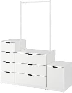 Прихожая IKEA Nordli 8 ящиков 160x192 Белый