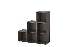 Etajera IKEA Eket cu picioare 105x35x107 Gri-inchis