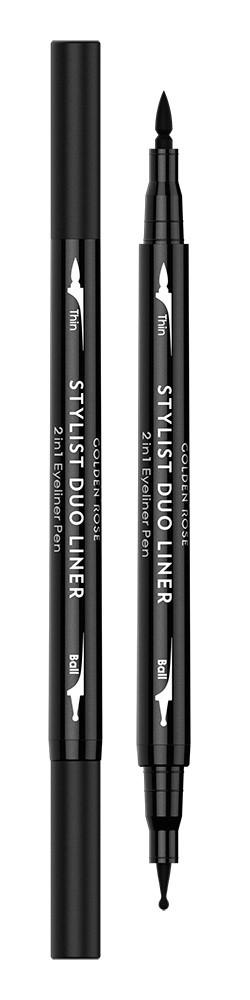Подводка для глаз Golden Rose 2in1 Stylist Duo Liner (8691190122577)