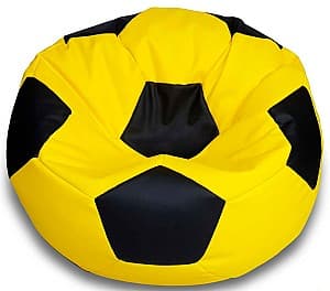 Fotoliu puf Beanbag Ares XXL Yellow Black