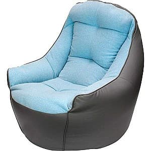 Кресло мешок Beanbag BigBoss XL Blue Black