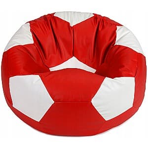Кресло мешок Beanbag Ares XXL Red White