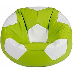 Fotoliu puf Beanbag Ares XXL Green White