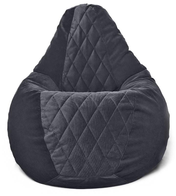 Fotoliu puf Beanbag Maserrati Romb L Black