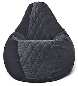 Кресло мешок Beanbag Maserrati Romb L Black