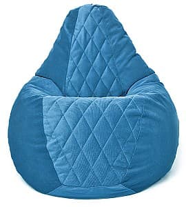Кресло мешок Beanbag Maserrati Romb XL Light Blue