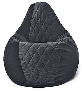 Кресло мешок Beanbag Maserrati Romb XL Black