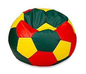 Fotoliu puf Beanbag Ares L Green Red Yellow