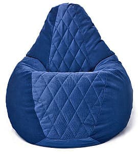 Кресло мешок Beanbag Maserrati Romb XL Blue