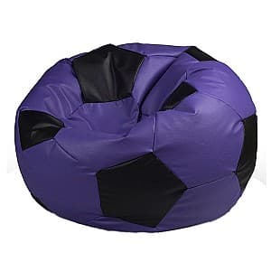 Fotoliu puf Beanbag Ares L Purple Black