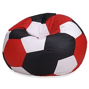 Кресло мешок Beanbag Ares L Red White Black