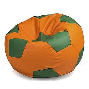 Fotoliu puf Beanbag Ares XXL Orange Green