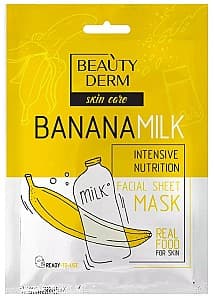 Masca pentru fata Beaty Derm Banana and Milk (4820185222495)