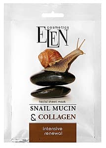 Маска для лица Elen Cosmetics Snail Mucin and Collagen (4820185223935)