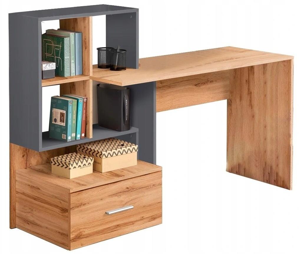 Письменный стол Halmar GROSSO Антрацит