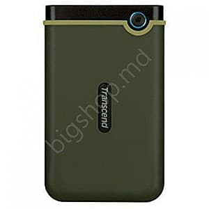 Внешний жёсткий диск Transcend 2.5 External HDD 1.0TB (USB3.0) StoreJet 25M3G Slim Military Green