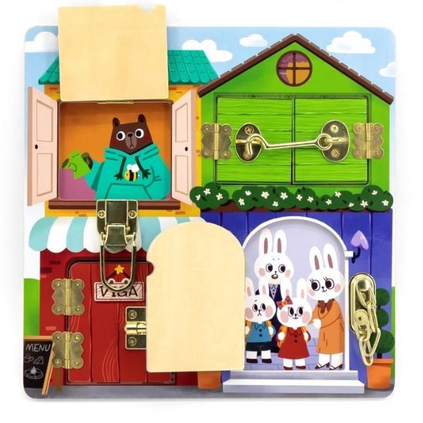Jucarie interactiva VIGA Deschide-închide zăvoarele 44653