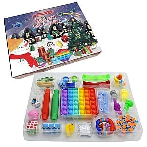  Essa Toys Адвент-календарь с популярными игрушками антистрессами RX-02