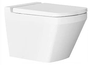 Vas WC suspendat Bien Banyo Neptun No-Rim Alpine White+Capac Salno
