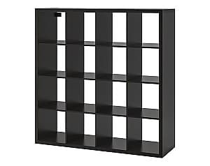 Etajera IKEA Kallax 147x147 Negru-maro