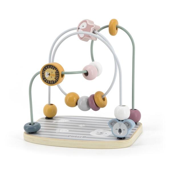 Сортер PolarB Деревянный лабиринт "Бусы" 44020