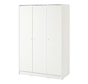 Шкаф IKEA Kleppstad 3 двери 117x176 Белый