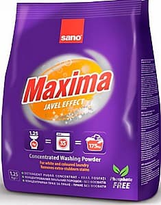 Pulbere de spalat Sano  Maxima Javel Effect 1.25kg (288109)