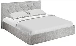 Кровать Modern Aura Alaska 08 с базовыми ламелями 160x200 Серый